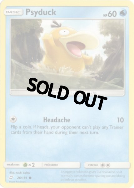 コダック 海外版 英語版 Psyduck - 26/181 -【Card Chicken】