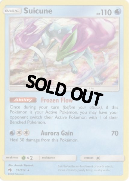 画像1: スイクン　海外版 英語版　Suicune - 59/214 - (1)