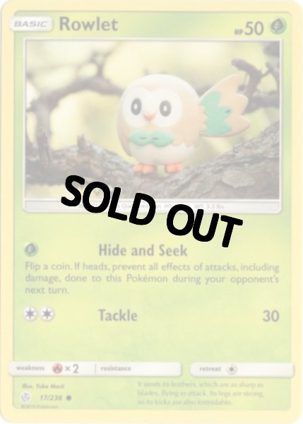 画像1: モクロー　海外版 英語版　Rowlet - 17/236 - (1)