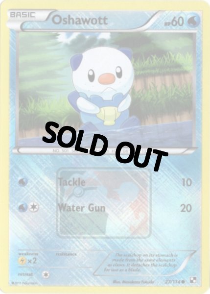 画像1: ミジュマル　海外版 英語版　リーグプロモ　Oshawott - 27/114 - (1)