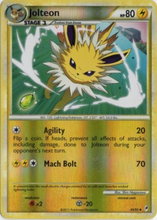 ポケモンカード サンダース　Jolteon　リバースホロ海外版　psa8 ポケモンカード サンダース Jolteon リバースホロ海外版 psa8 ポケモン