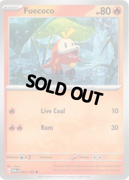 画像1: ホゲータ 海外版 英語版 Fuecoco - 023/182 - (1)