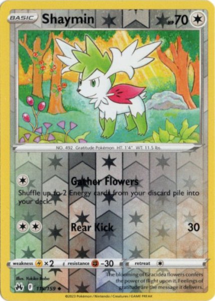 画像1: シェイミ　海外版 英語版　リバホロ　Shaymin - 115/159 - (1)