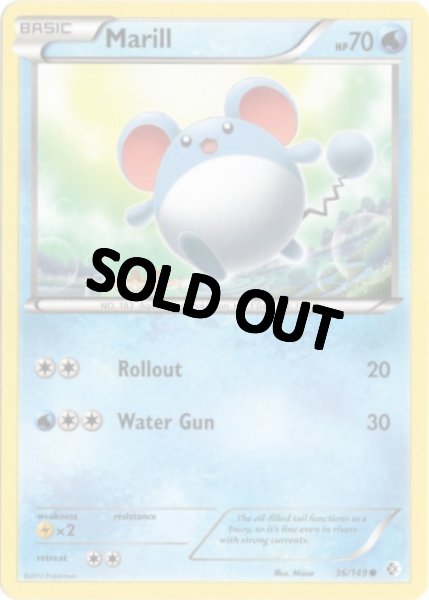 画像1: マリル　海外版 英語版　Marill - 36/149 - (1)