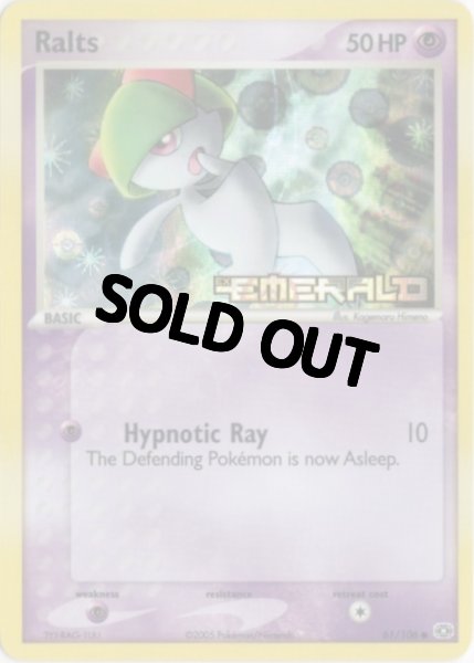 画像1: ラルトス　海外版 英語版　リバホロ　モンスターボールホロ　Ralts - 61/106 - (1)