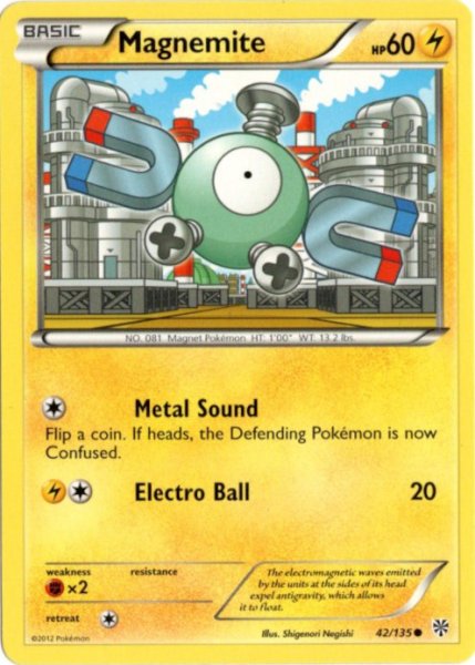 画像1: コイル　海外版 英語版　Magnemite - 42/135 - (1)