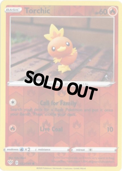 画像1: アチャモ　海外版 英語版　リバホロ　Torchic - 022/189 - (1)