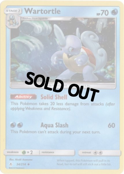 画像1: カメール　海外版 英語版　プロモ　Wartortle - 34/214 - (1)