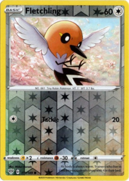 画像1: ヤヤコマ　海外版 英語版　リバホロ　Fletchling - 151/189 - (1)