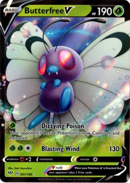 画像1: バタフリーV　海外版 英語版　Butterfree V - 001/189 - (1)
