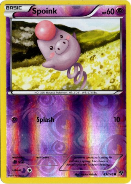 画像1: バネブー　海外版 英語版　リバホロ　Spoink - 49/146 - (1)