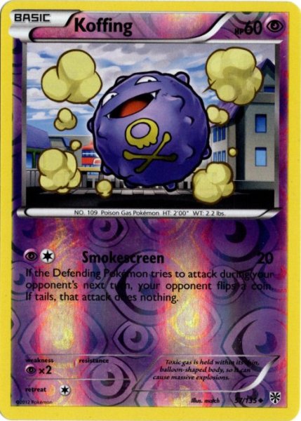 画像1: ドガース　海外版 英語版　リバホロ　Koffing - 57/135 - (1)