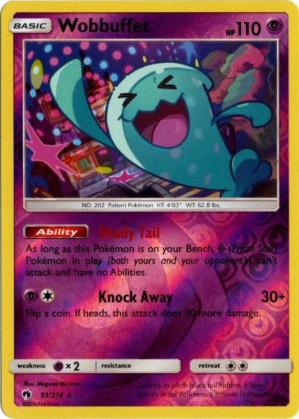 画像1: ソーナンス　海外版 英語版　リバホロ　Wobbuffet - 93/214 - (1)
