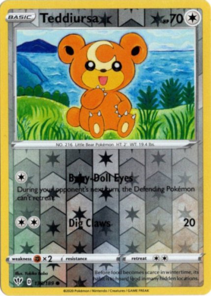 画像1: ヒメグマ　海外版 英語版　リバホロ　Teddiursa - 138/189 - (1)