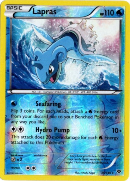 画像1: ラプラス　海外版 英語版　リバホロ　Lapras - 35/146 - (1)
