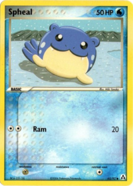 画像1: タマザラシ　海外版 英語版　Spheal - 65/92 - (1)
