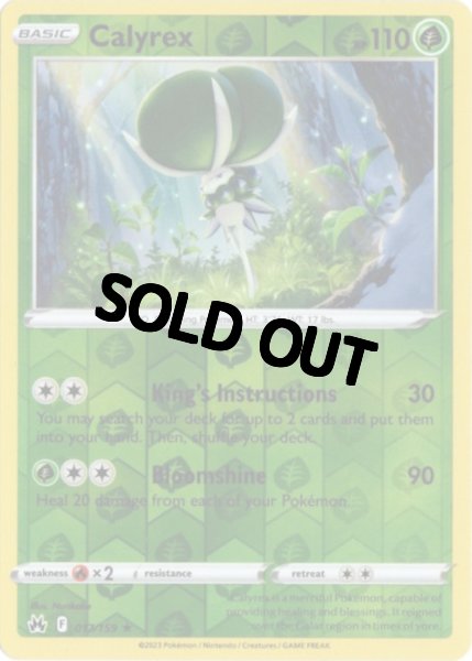 画像1: バドレックス　海外版 英語版　リバホロ　Calyrex - 017/159 - (1)