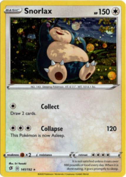 画像1: カビゴン　海外版 英語版　ホロ プロモ　Snorlax - 141/192 - (1)