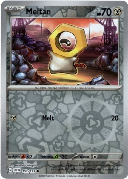 画像1: メルタン　海外版 英語版　リバホロ　Meltan - 152/197 - (1)