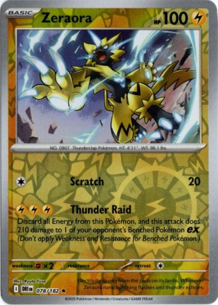 画像1: ゼラオラ　海外版 英語版　リバホロ　Zeraora - 078/182 - (1)
