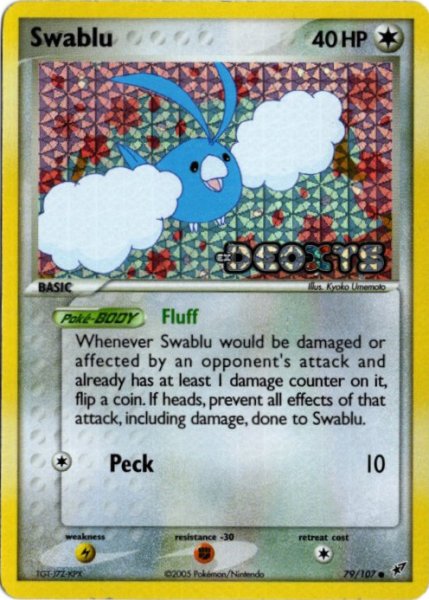 画像1: チルット　海外版 英語版　リバホロ　Swablu - 79/107 - (1)
