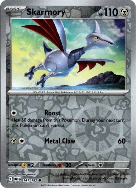 画像1: エアームド　海外版 英語版　リバホロ　Skarmory - 141/182 - (1)