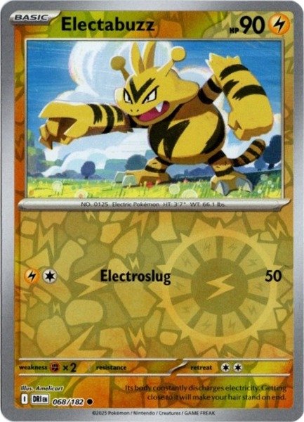 画像1: エレブー　海外版 英語版　リバホロ　Electabuzz - 068/182 - (1)