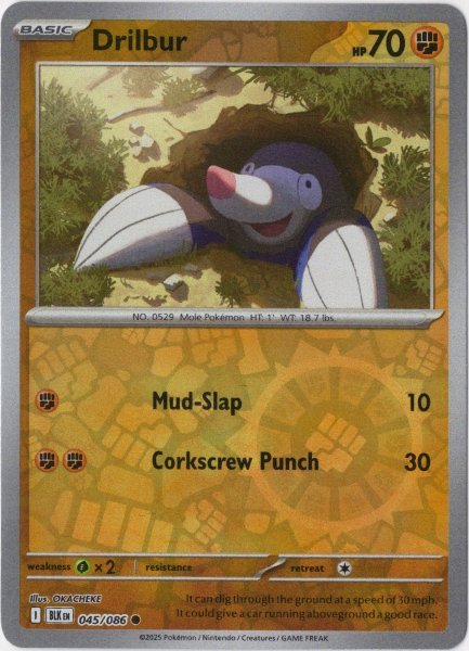 画像1: モグリュー　海外版 英語版　リバホロ　Drilbur - 045/086 - (1)