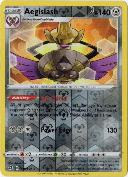 画像1: ギルガルド　海外版 英語版　リバホロ　Aegislash - 135/192 - (1)