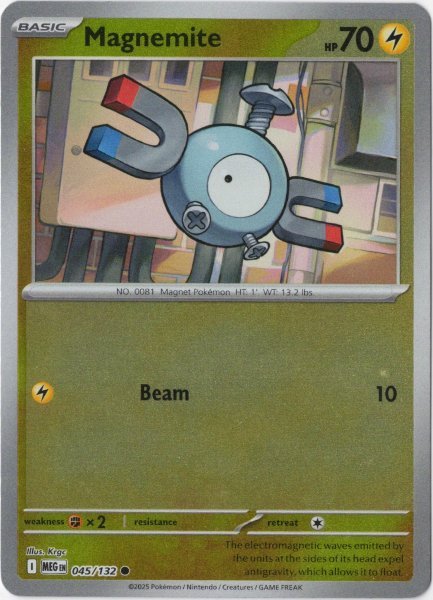 画像1: コイル　海外版 英語版　リバホロ　Magnemite - 045/132 - (1)