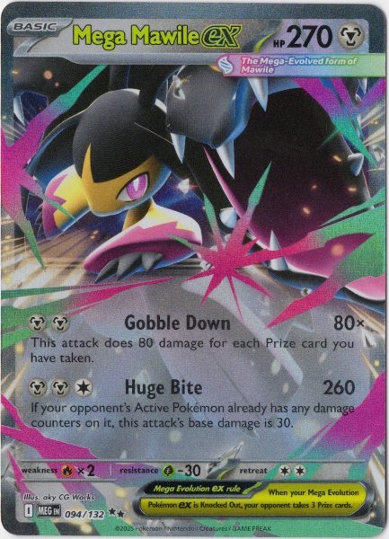 画像1: メガクチートex 海外版 英語版 Mega Mawile ex - 094/132 - (1)