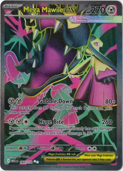 画像1: メガクチートex SR 海外版 英語版 Mega Mawile ex - 094/132 - (1)