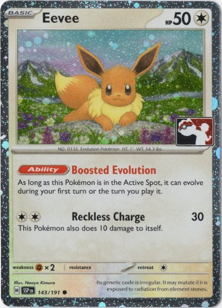 画像1: イーブイ　海外版 英語版　Prize Pack　Eevee - 143/191 - (1)