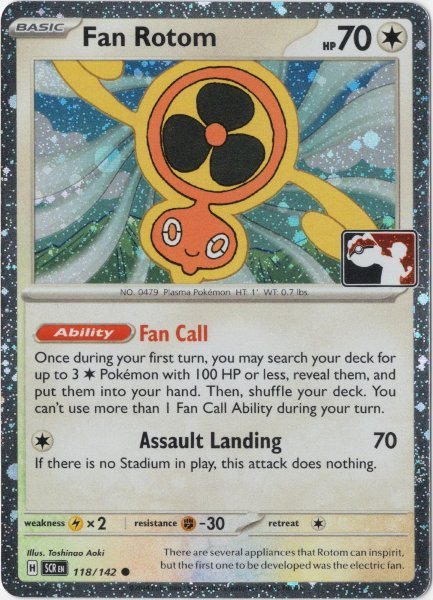 画像1: スピンロトム　海外版 英語版　Prize Pack　Fan Rotom - 118/142 - (1)