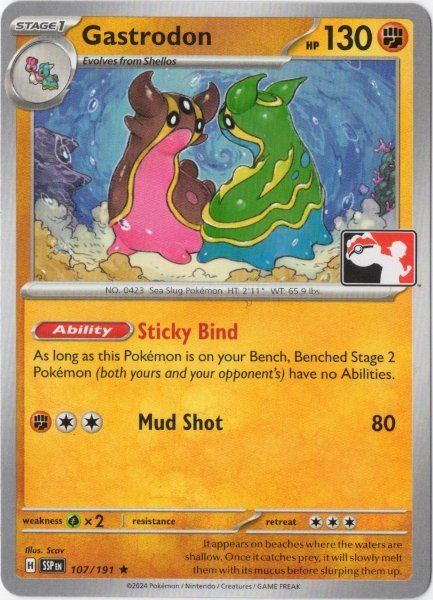 画像1: トリトドン　海外版 英語版　Prize Pack　Gastrodon - 107/191 - (1)