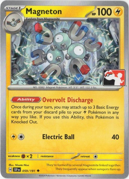 画像1: レアコイル　海外版 英語版　Prize Pack　Magneton - 059/191 - (1)