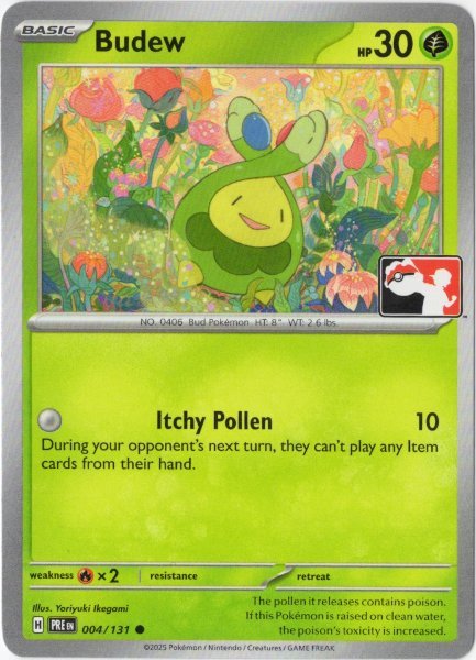 画像1: スボミー　海外版 英語版　Prize Pack　Budew - 004/131 - (1)