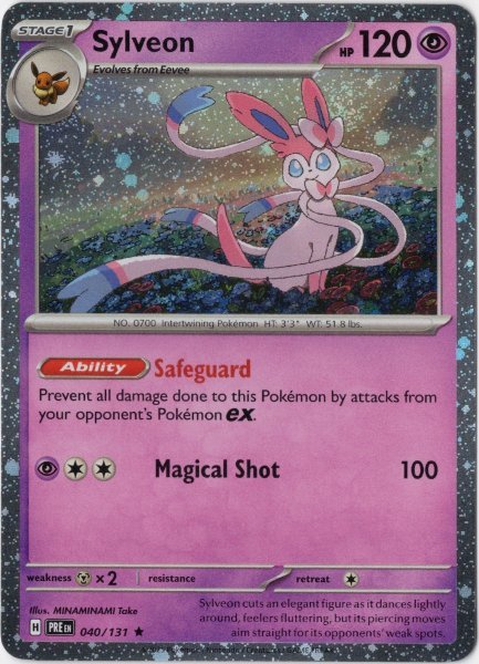 画像1: ニンフィア　海外版 英語版　ホロ プロモ　Sylveon - 040/131 - (1)