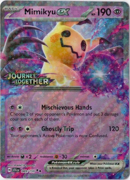 画像1: ミミッキュex　海外版 英語版　Journey Together ロゴ プロモ　Mimikyu ex - 069/159 - (1)