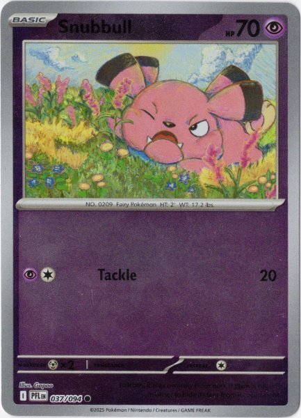 画像1: ブルー　海外版 英語版　リバホロ　Snubbull - 037/094 - (1)