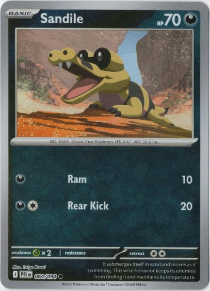 画像1: メグロコ　海外版 英語版　リバホロ　Sandile - 064/094 - (1)