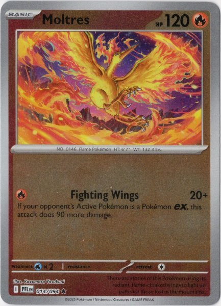 画像1: ファイヤー　海外版 英語版　リバホロ　Moltres - 014/094 - (1)