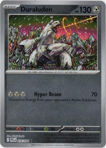 画像1: ジュラルドン　海外版 英語版　リバホロ　Duraludon - 074/094 - (1)