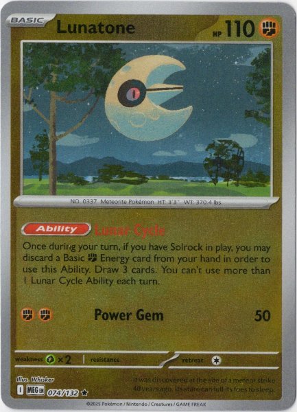 画像1: ルナトーン　海外版 英語版　リバホロ　Lunatone - 074/132 - (1)