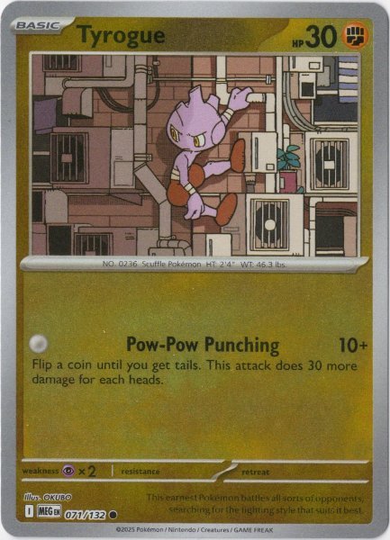 画像1: バルキー　海外版 英語版　リバホロ　Tyrogue - 071/132 - (1)