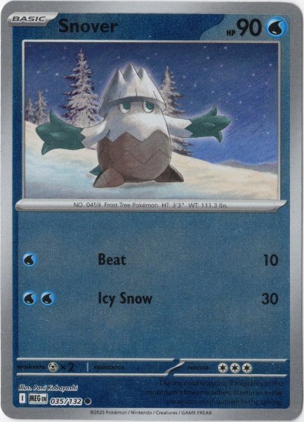 画像1: ユキカブリ　海外版 英語版　リバホロ　Snover - 035/132 - (1)