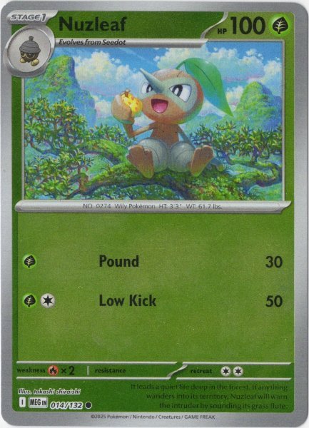 画像1: コノハナ　海外版 英語版　リバホロ　Nuzleaf - 014/132 - (1)