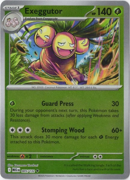 画像1: ナッシー　海外版 英語版　リバホロ　Exeggutor - 005/132 - (1)