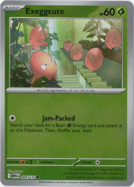 画像1: タマタマ　海外版 英語版　リバホロ　Exeggcute - 004/132 - (1)