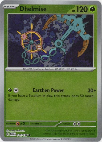 画像1: ダダリン　海外版 英語版　リバホロ　Dhelmise - 018/132 - (1)